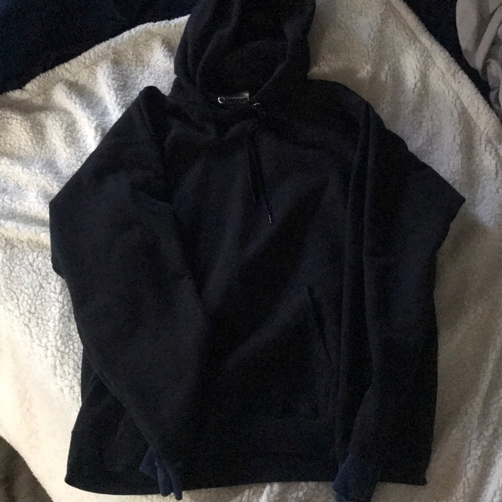 Hanes UO exclusive black hoodie